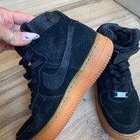 Оригинални кецове Nike Air Force 1 07 Suede Black! 36,5 н, снимка 5 - Кецове - 43208785