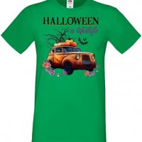 Мъжка тениска Halloween is Lifestyle,Halloween,Хелоуин,Празник,Забавление,Изненада,Обичаи,, снимка 6 - Тениски - 38135403