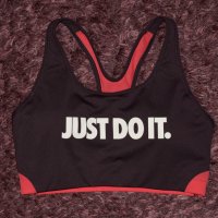 Nike Pro Classic Just Do It Sports Bra размер М / #00124 /, снимка 1 - Корсети, бюстиета, топове - 37104883