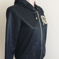 VERSACE Jeans Couture Womens Hoodie Size S /XS ОРИГИНАЛ! Дамски Суичер Тип Яке!, снимка 11 - Спортни екипи - 33116828