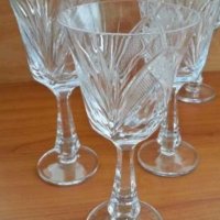 Кристални чаши Зорница , снимка 11 - Антикварни и старинни предмети - 36614935