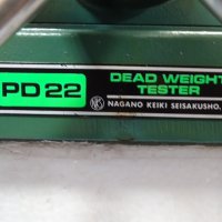 Стенд за манометри Dead Weight Tester NAGANO KEKI PD22, снимка 7 - Други машини и части - 33380427