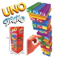 Jenga UNO Stacko | Блокчета УНО за строене. Eдна невероятна игра, снимка 8 - Образователни игри - 43764539