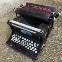 стар ламаринен макет /реклама/ на пишещи машини "CONTINENTAL", снимка 1 - Антикварни и старинни предмети - 40773621