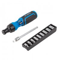 Инструмент, Lanberg Toolkit with ratchet screwdrivers with extention bar 9 sockets 6 bits, снимка 4 - Други инструменти - 38579653