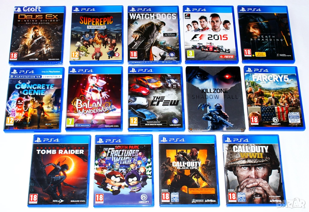 PS4 игри PlayStation 4 PS4 ПлейСтейшън 4 ПС4 игри по 30 лв. Сони, снимка 1