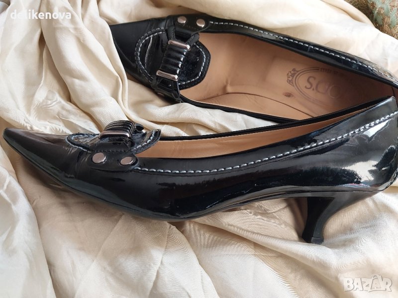 Два вида! TOD'S. Original Size 38 Кожени обувки с лаково покритие, снимка 1
