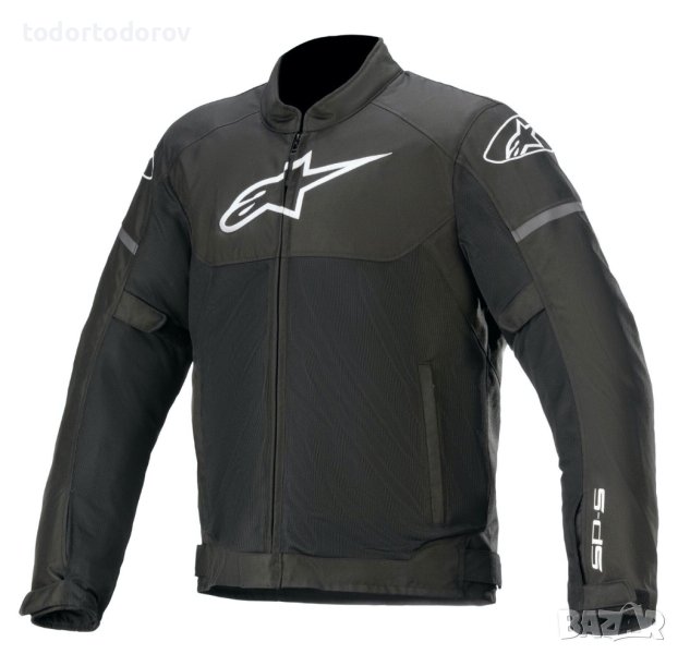 Лятно мото яке мотор ALPINESTARS T-SPS AIR BLACK/BLACK протектори,NEW, снимка 1
