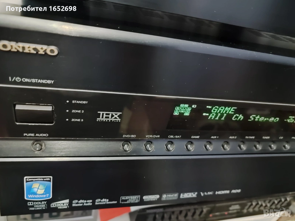 Onkyo TX-NR3007 9.2-Channels. 140Watts., снимка 1