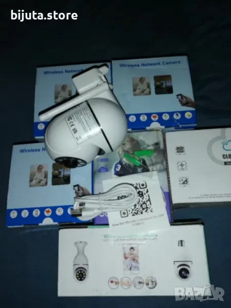 IP въртящи се камери наблюдение през смартфон, снимка 1