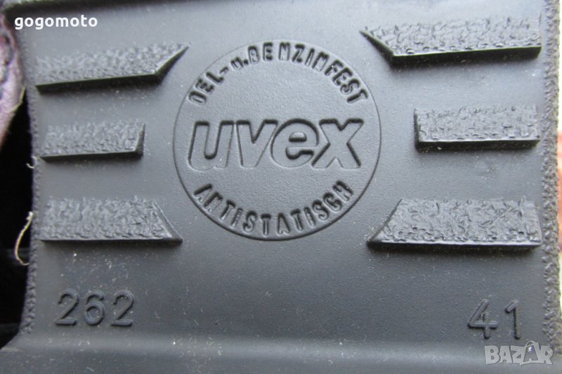 ПРОДАДЕН НОВИ работни обувки UVEX®, 40 - 41, естествена кожа, антистатични,масло и бензино устойчиви, снимка 1
