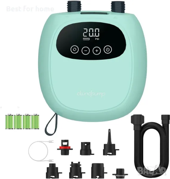 dwndpump Акумулаторна, двустепенна ,електрическа SUP помпа, снимка 1