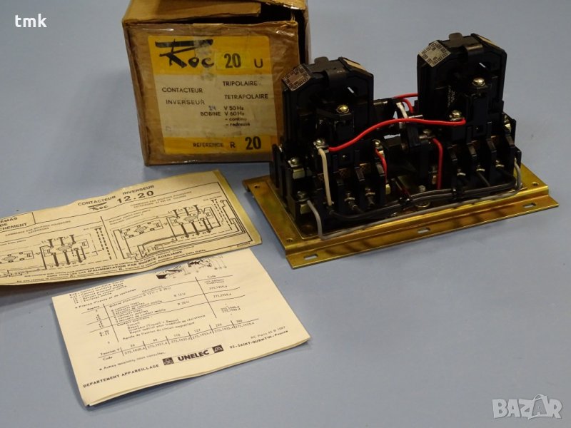 контактор реверсивен UNELEC ROC 12 . 20, снимка 1