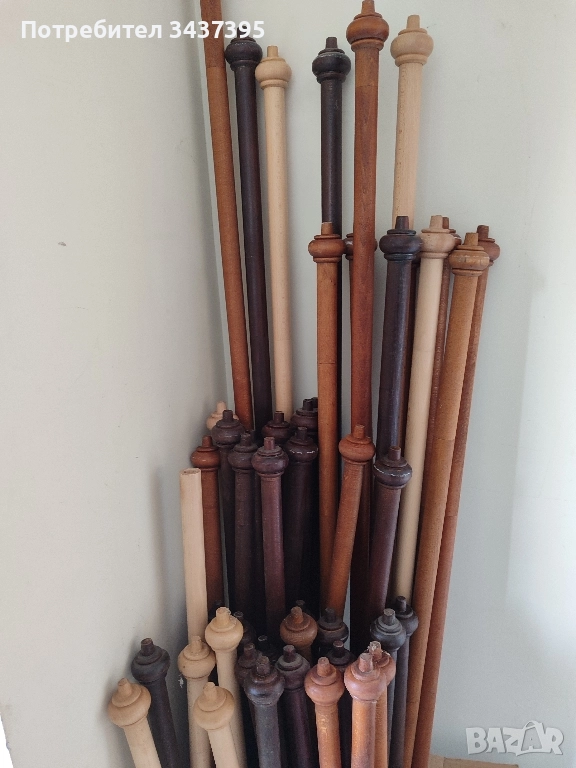 Дървени корнизи за пердета, снимка 1