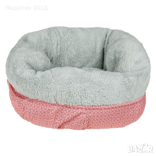Кучешко легло, Розово и сиво 50x25см, снимка 1