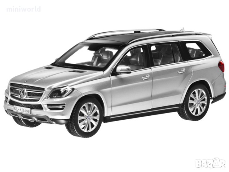 Mercedes-Benz GL-Class X166 2012 silver - мащаб 1:18 на Norev моделът е нов в кутия, снимка 1