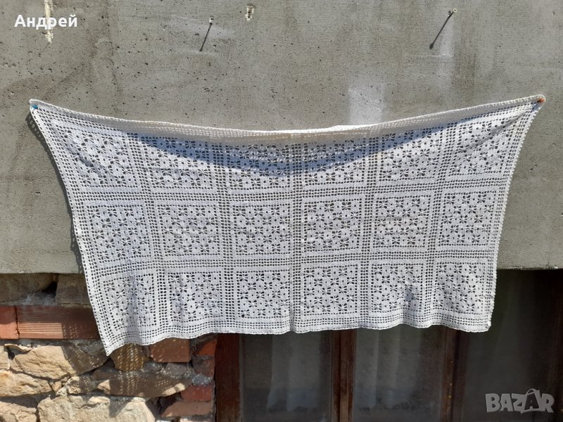 Стара плетена покривка #18, снимка 1