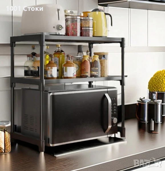 Етажерка за Съхранение 2рафта над Микровълнова Печка , снимка 1