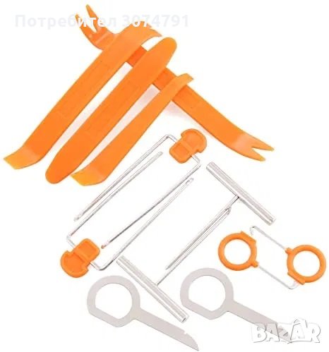 Инструменти за Демонтаж/Разглобяване Интериор Кори Дръжки Копчета Комплект 12 части, снимка 1