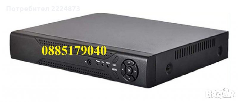 DVR , NVR , HVR - 4 канален - рекордер за видеонаблюдение за камери., снимка 1