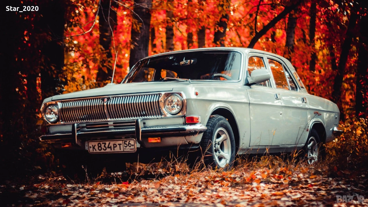 Светеща картина с LED осветление - Volga бяла, снимка 1