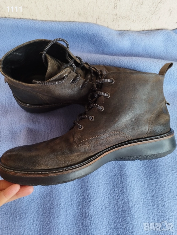 Боти Ecco номер 42-естествена кожа., снимка 1