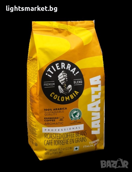 Lavazza Tierra Columbia 1кг кафе на зърна, снимка 1
