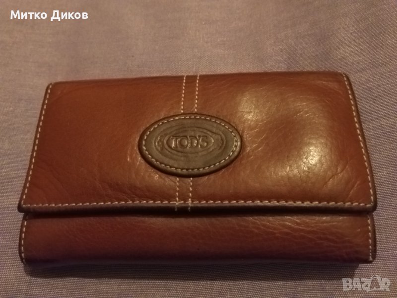 Tod's марково портмоне 150х90мм ново естествена кожа, снимка 1