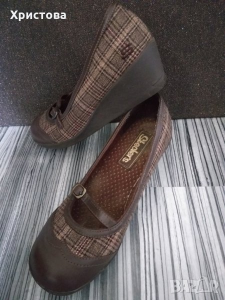 Дамски обувки на платформа Skechers 37, снимка 1