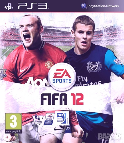 FIFA 12 (PS3) Playstation 3 Оригинална Игра за Плейстейшън 3, ЛИЧНА КОЛЕКЦИЯ PS3 с мултиплейър PSN , снимка 1