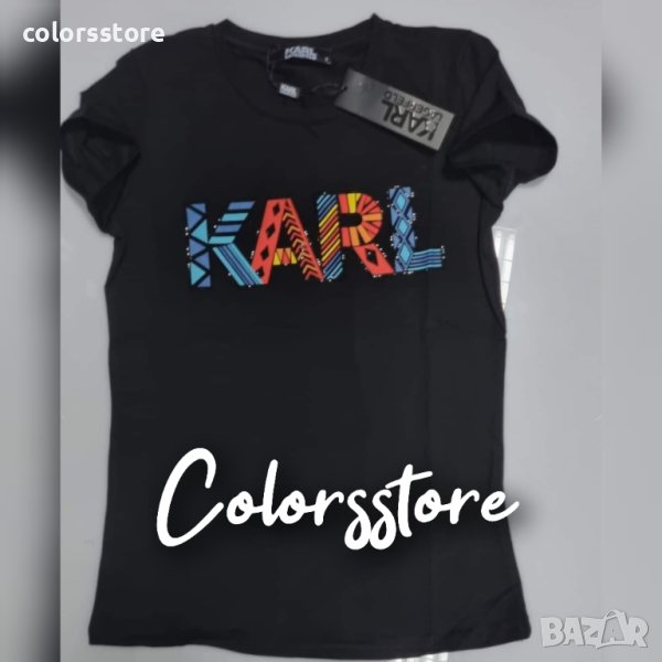 Дамска Черна тениска Karl Legerfeld- VL-801 , снимка 1