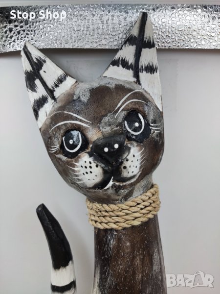 Котка дърворезба Индонезия , снимка 1