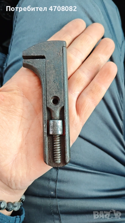  Стар регулируем гаечен ключ, снимка 1