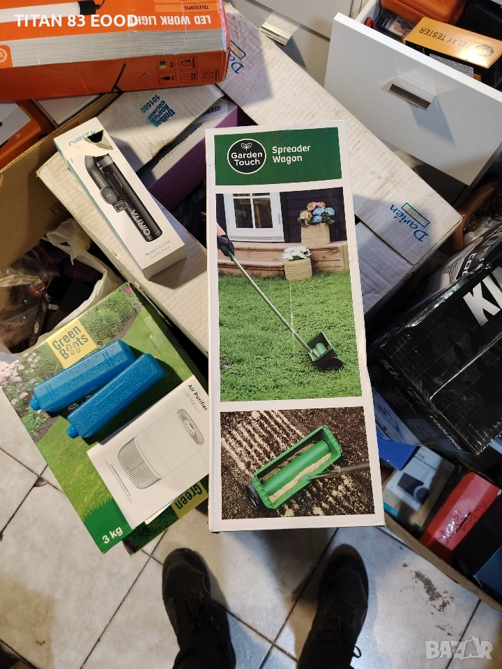 ръчен разпръсквач за тор/семена Garden Touch. , снимка 1