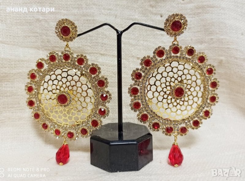 Индийски обеци големи М11, снимка 1