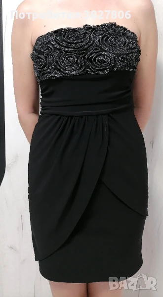 Къса официална рокля трико, снимка 1