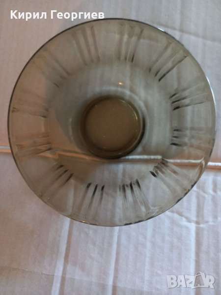 Стъклени чинии от тъмно стъкло, снимка 1