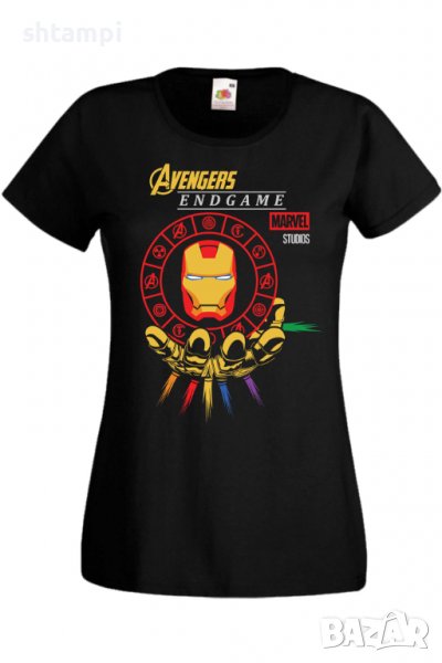 Дамска тениска Avengers IRON MAN,Игра,Гейм,Геймър,Подарък,Изненада,Повод,Празник,Събитие,Развлечение, снимка 1