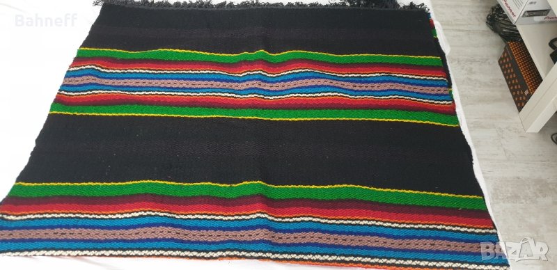 Ръчно такани вълнени черги , снимка 1