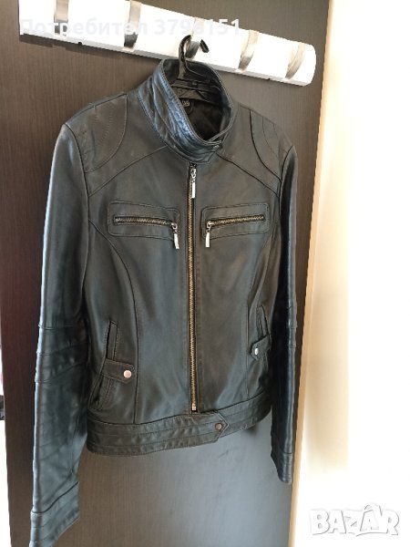 Дамско кожено яке с подплата, Размер 38 / S , снимка 1