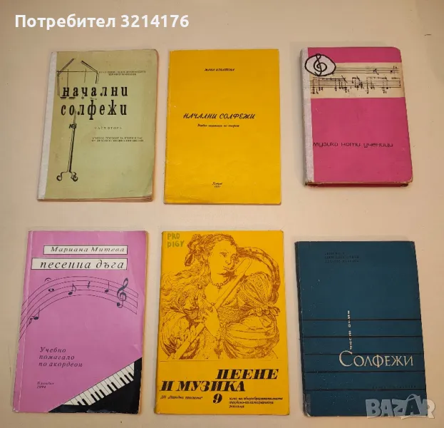 Начални солфежи. Учебно помагало по солфеж - Жана Игнатова, снимка 1
