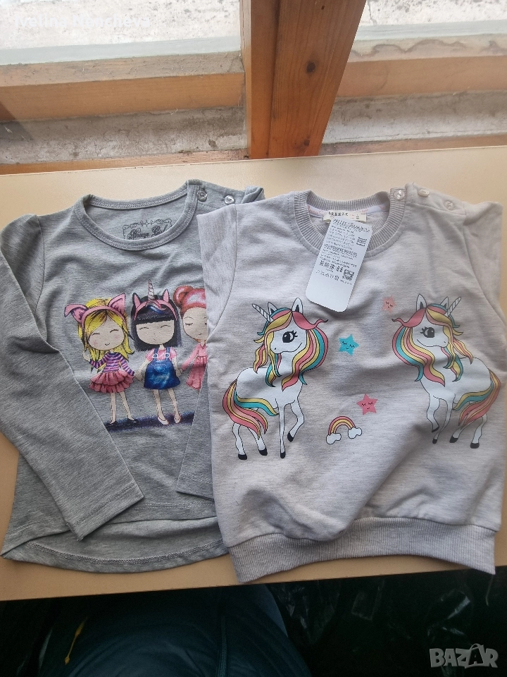 2 за 1, Две блузи 98 размер Момиче, 7лв, снимка 1