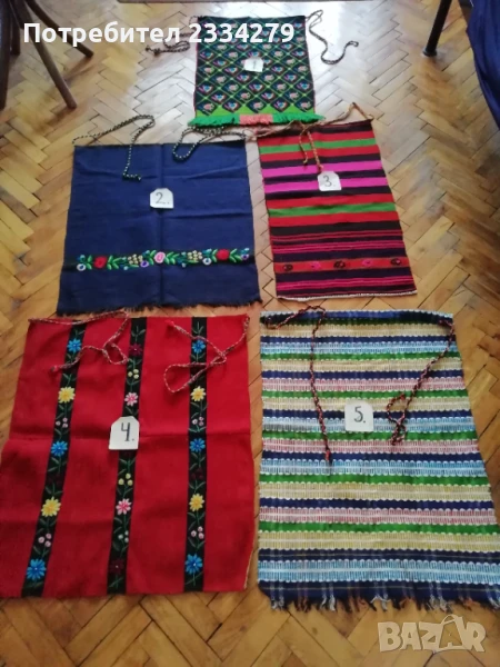Стари фолклорни престилки, допълнение към женска народна носия. , снимка 1