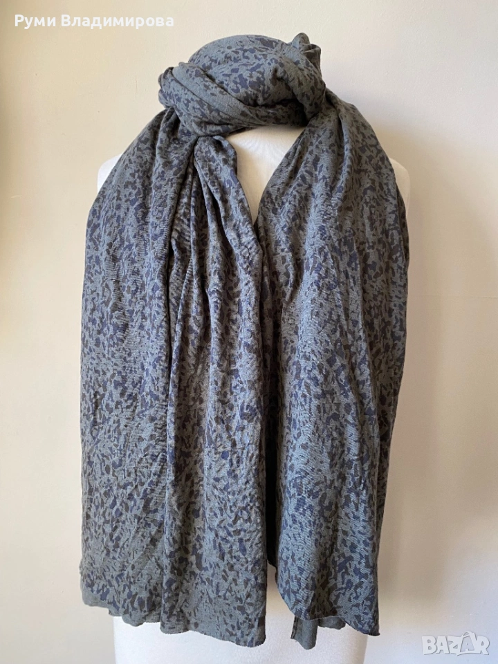 Голям шал в цвят каки с 50 % памук и 50 % лиоцел, In wear, снимка 1