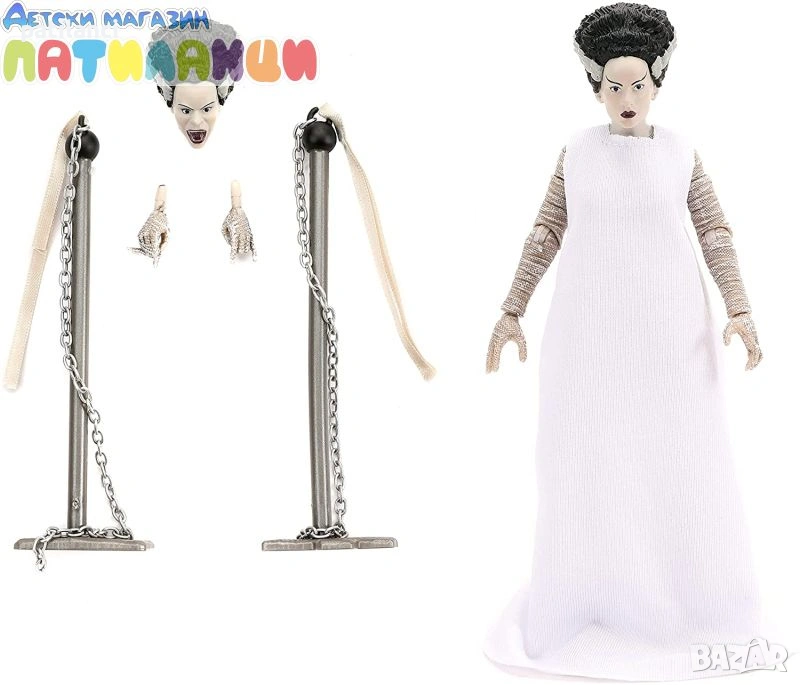 Фигурка Monsters 6 "Булка на Франкенщайн Jada, снимка 1