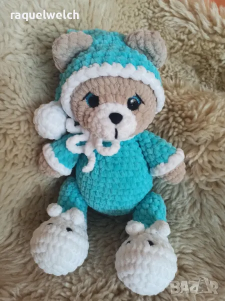 Ръчно Изплетено Мече "Амигуруми", снимка 1