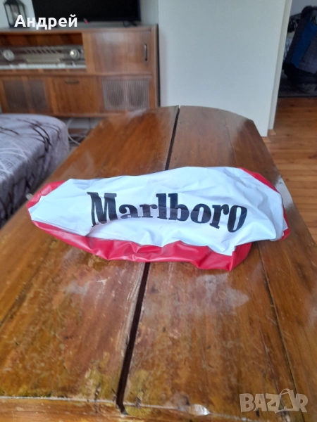Стара надуваема топка Marlboro, снимка 1