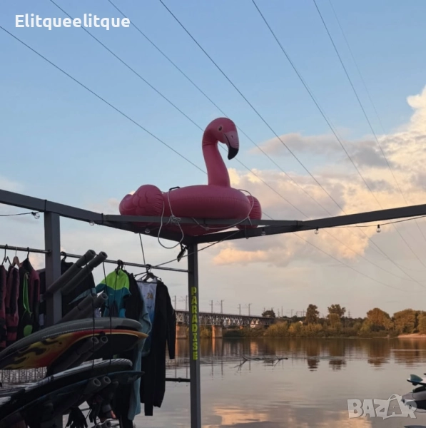 Плувайте с комфорт и стил с нашите надуваеми шезлонги-Фламинго, Еднорог или Лебед, снимка 1