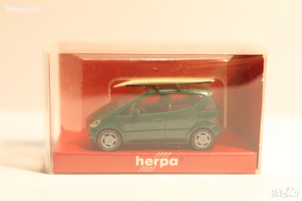HERPA H0 1/87 MERCEDES BENZ A КОЛИЧКА КАМИОН МОДЕЛ, снимка 1