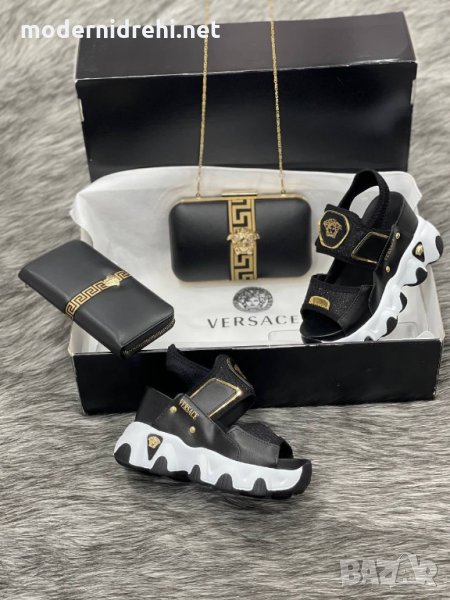 Дамска чанта портфейл и сандали Versace код 117, снимка 1